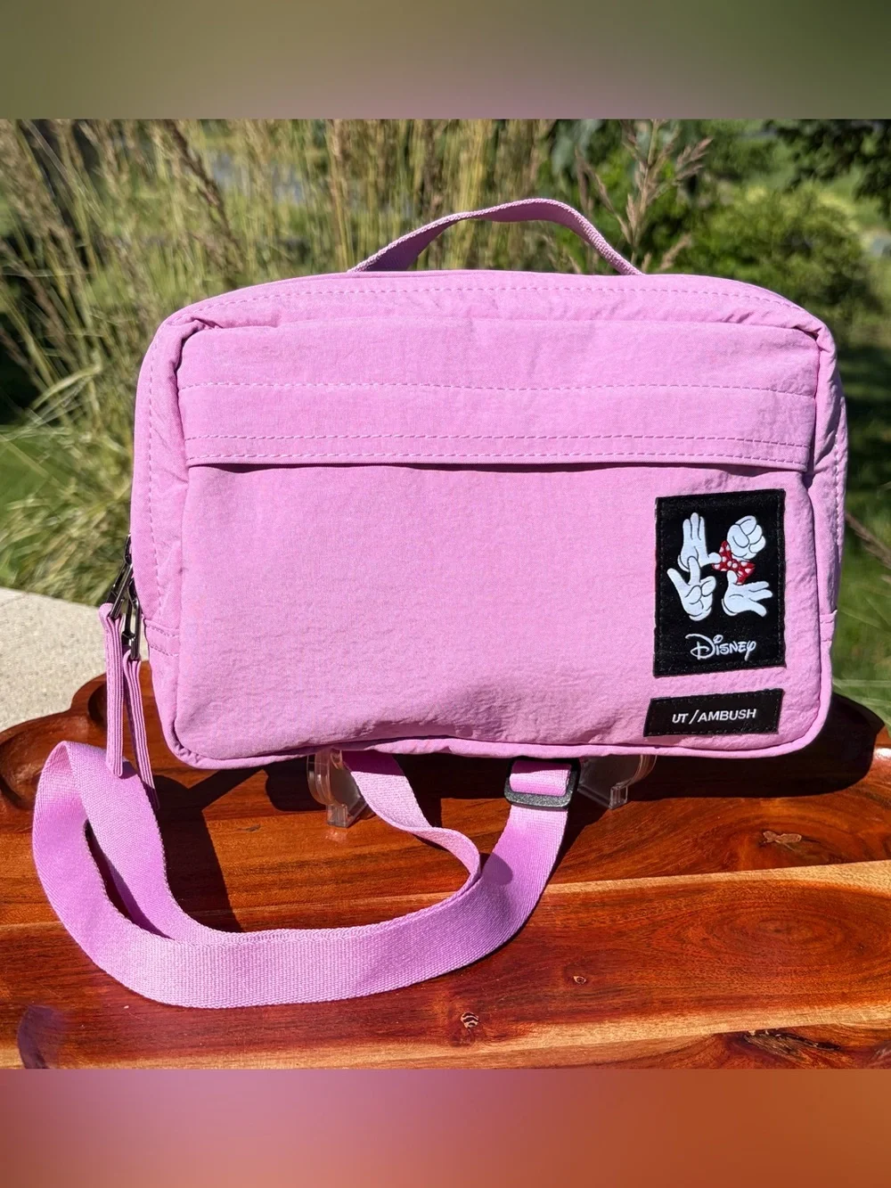 Disney LOVE Minnie Mouse UNIQLO Ambush Crossbody NWOT - Picture 1 of 14